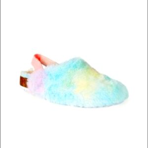 Girl's Trella Faux Fur Slingback Slippers